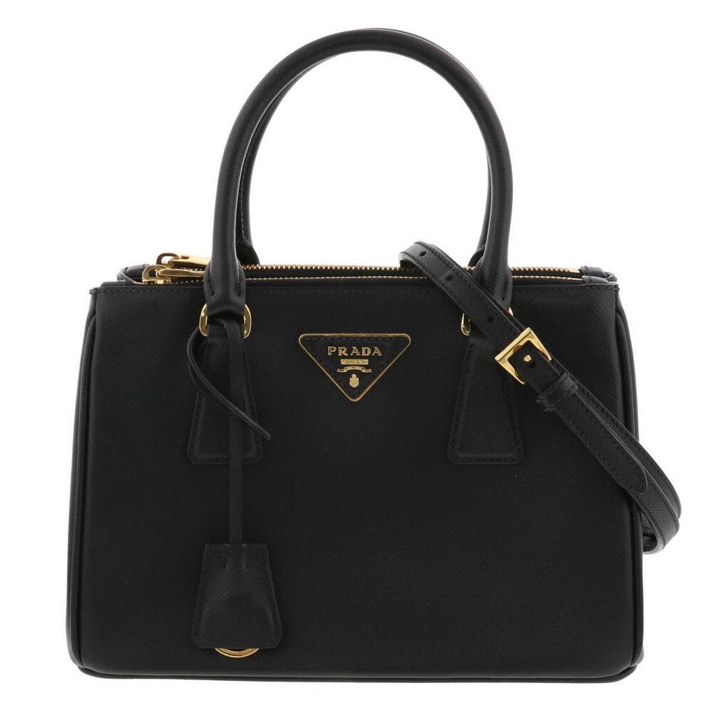 PRADA Saffiano Handbag LUX Black